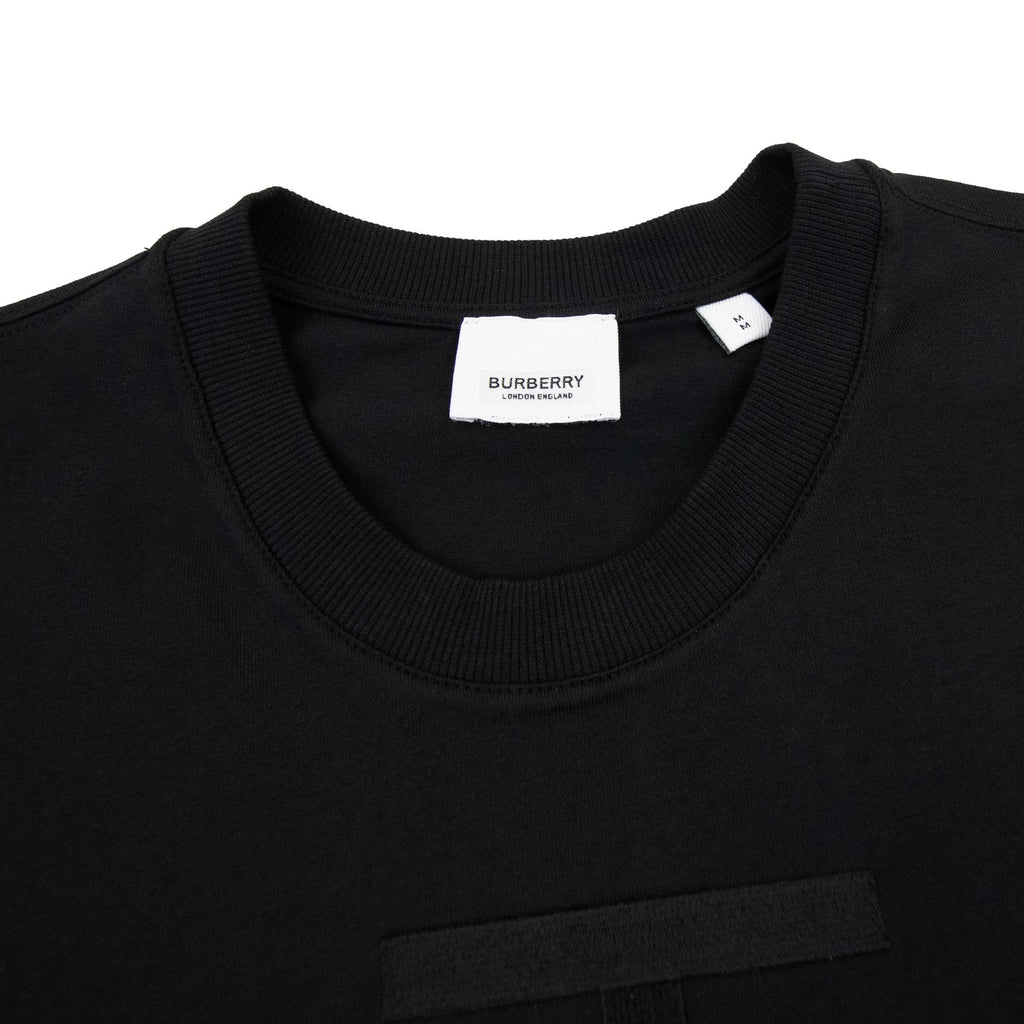 Burberry Tristan Embroidered Ekd T-shirt Black