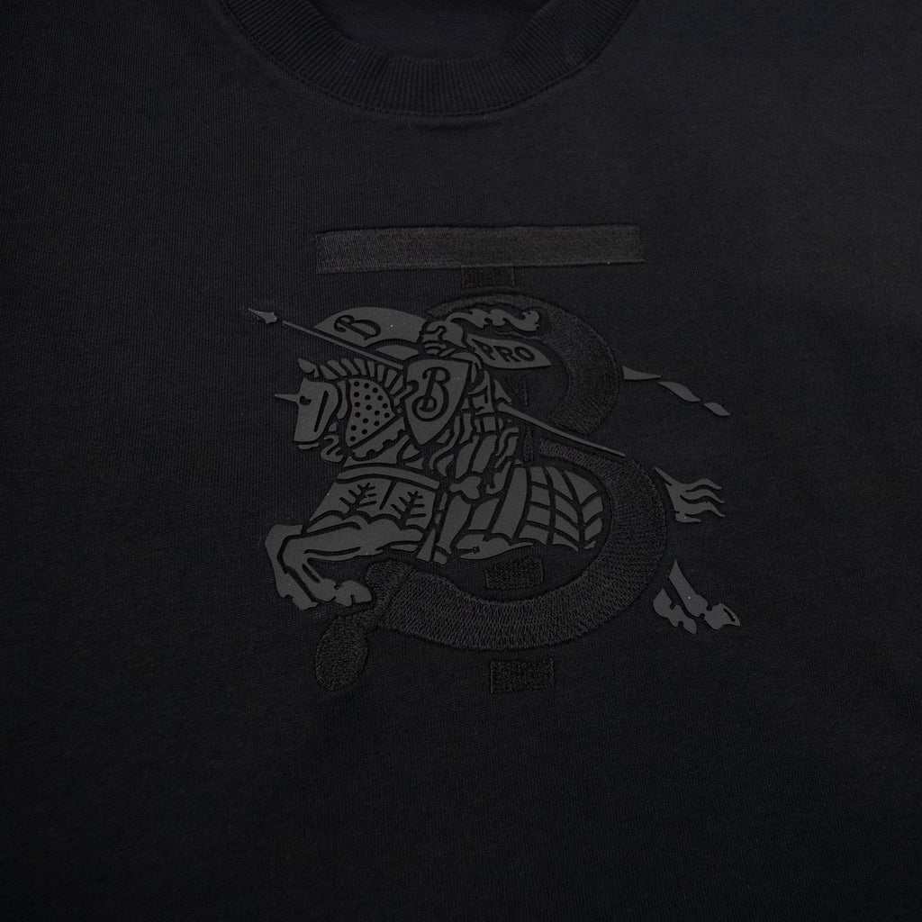Burberry Tristan Embroidered Ekd T-shirt Black