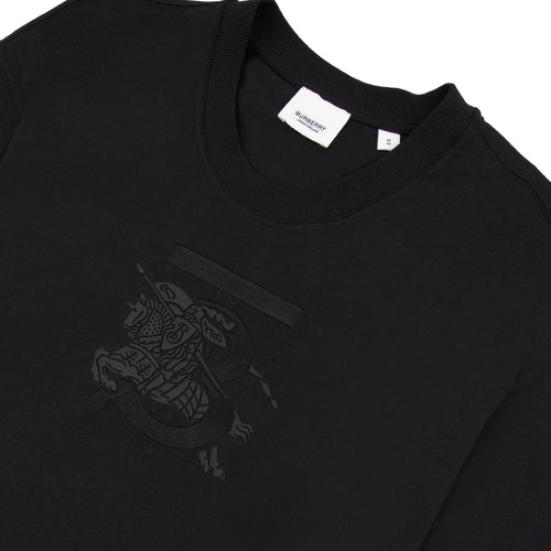 Burberry Tristan Embroidered Ekd T-shirt Black