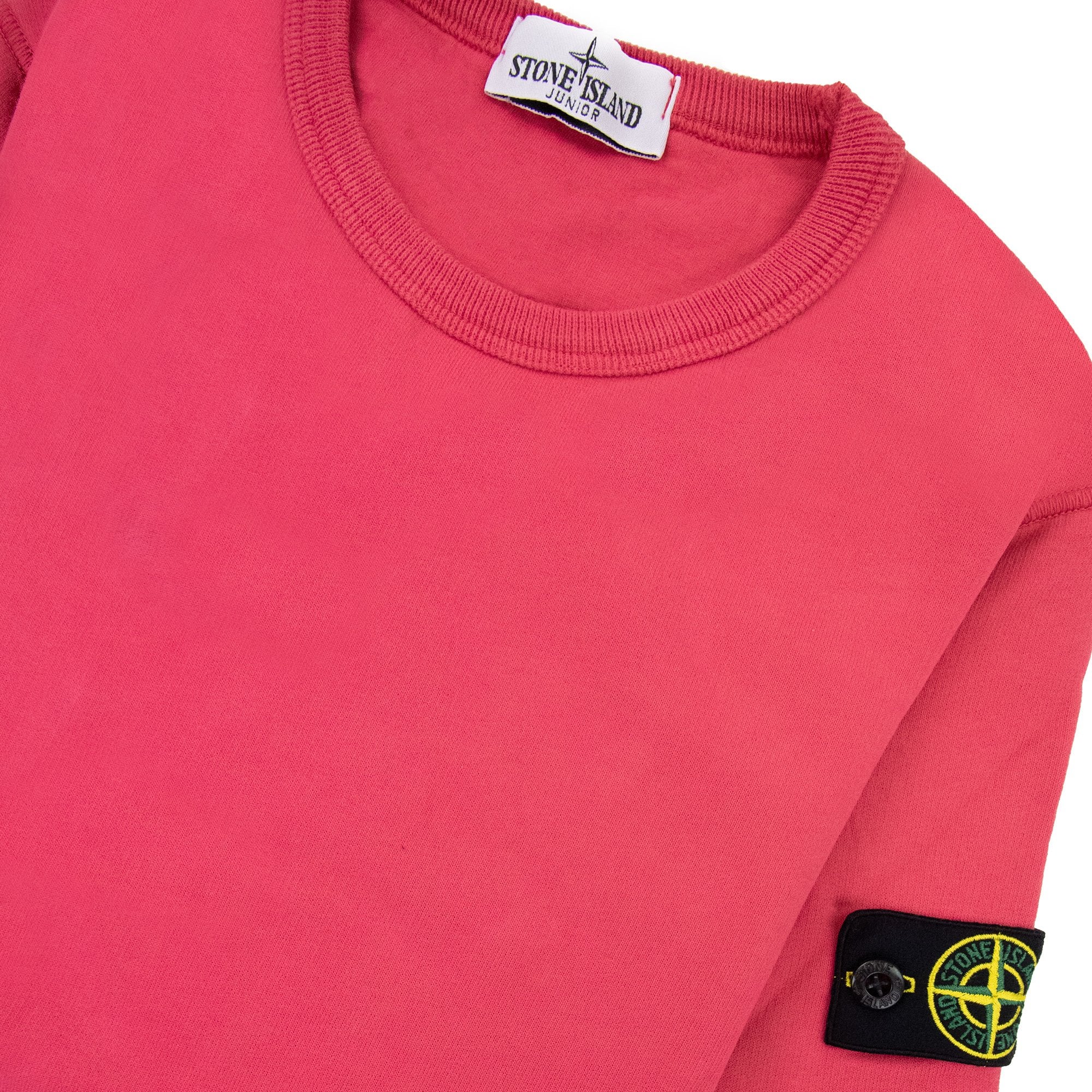 Stone Island Junior 61320 Crewneck Sweatshirt Red V0010