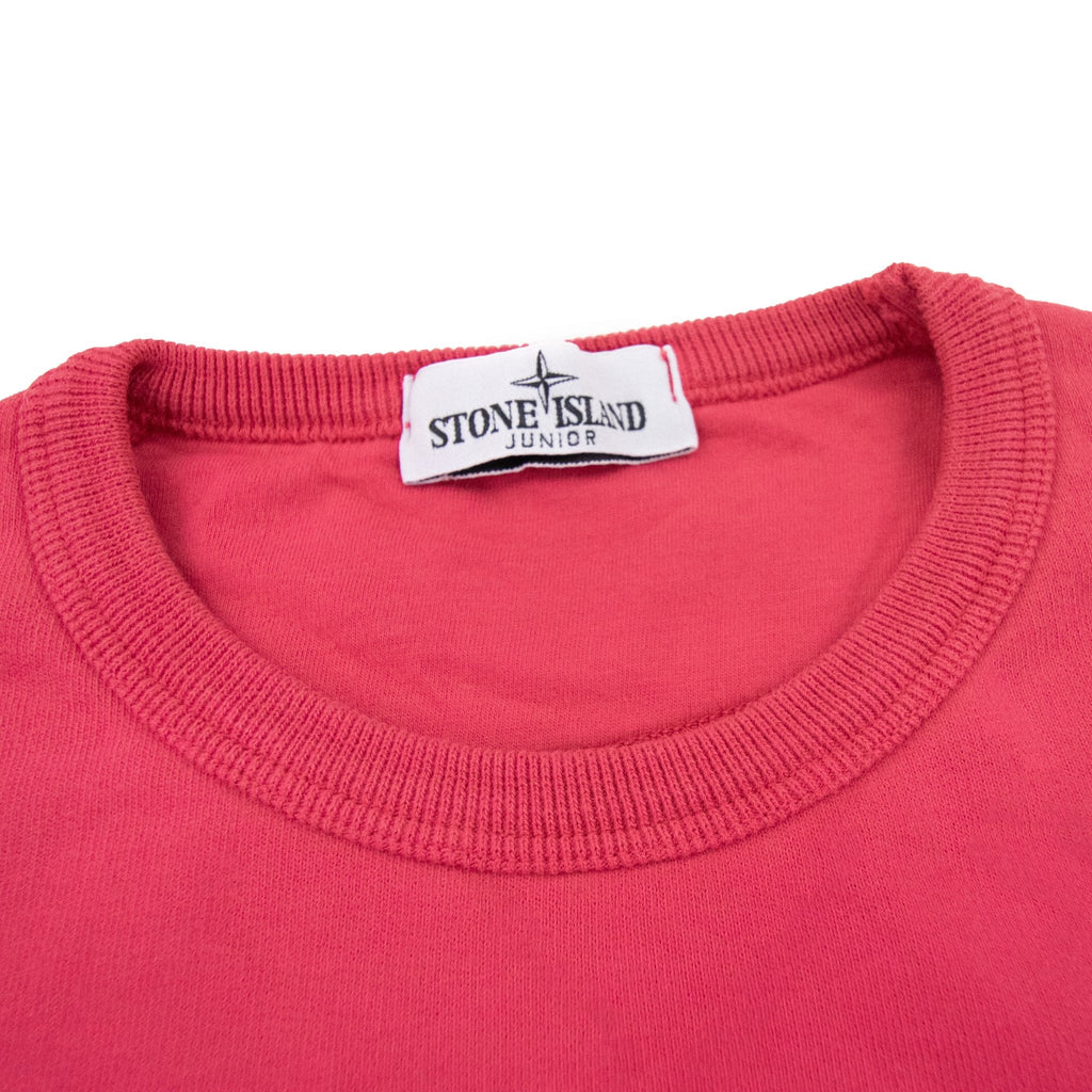 Stone Island Junior 61320 Crewneck Sweatshirt Red V0010