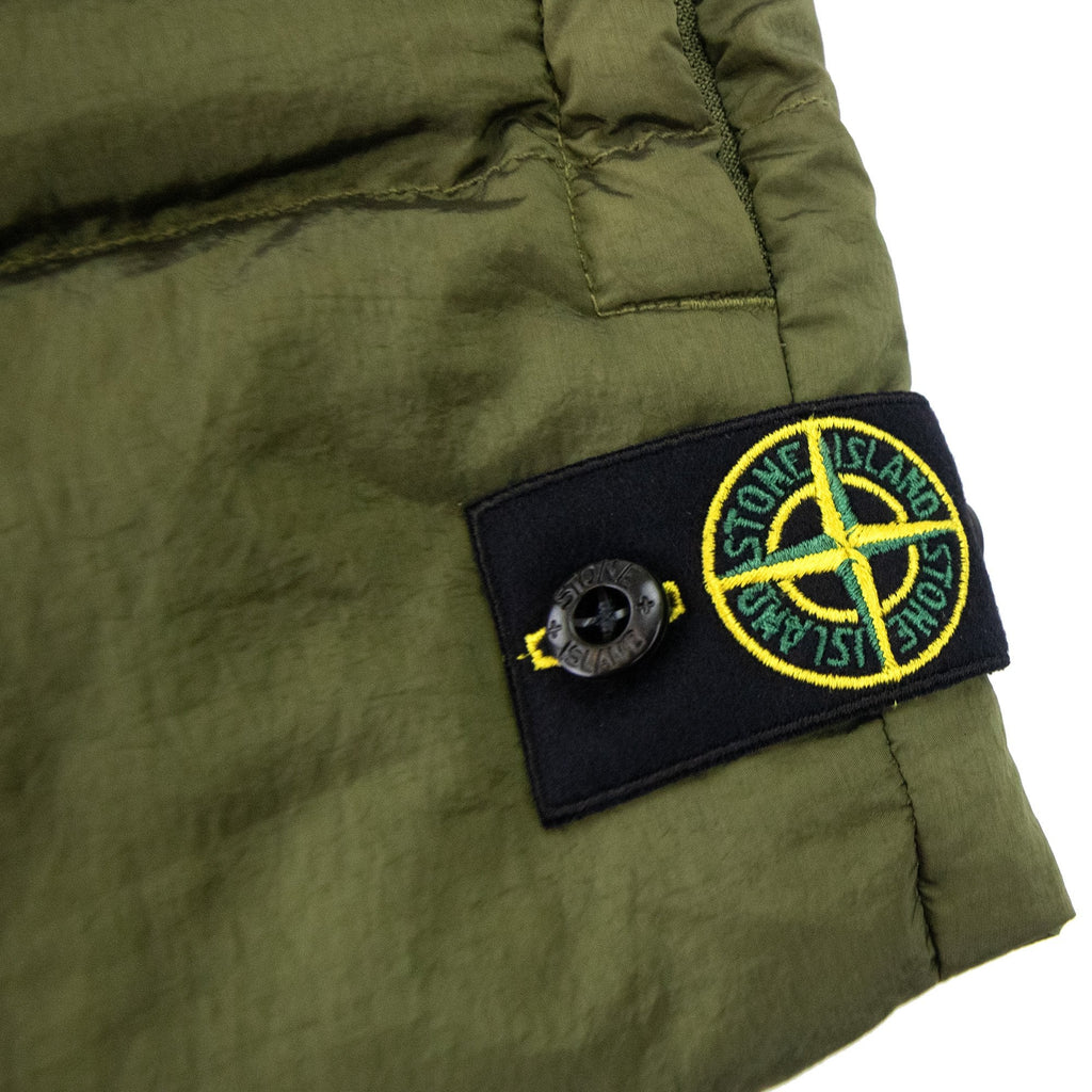 Stone Island Junior G0319 Nylon Metal In Econyl Gillet Khaki V0054