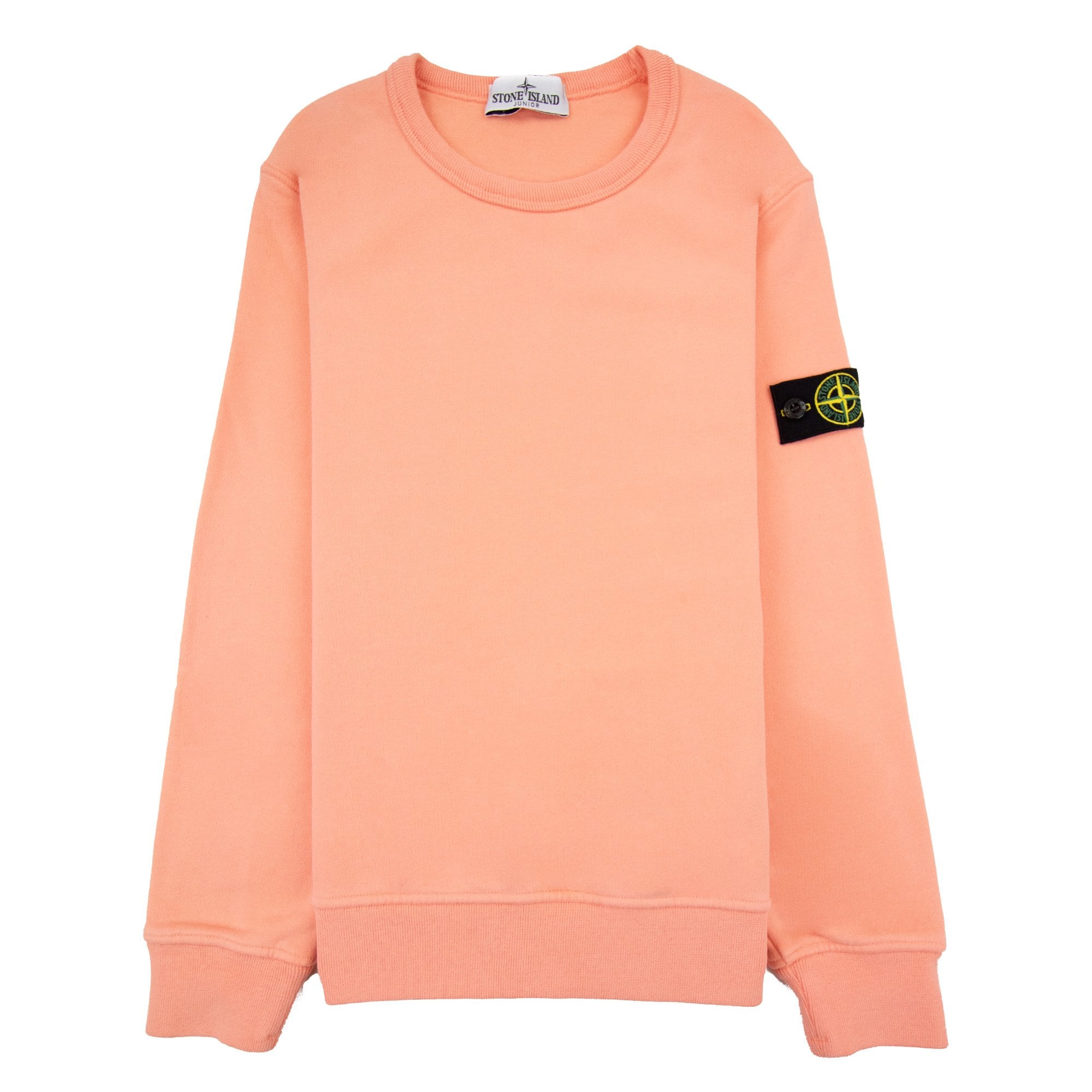Stone Island Junior 61320 Crewneck Sweatshirt Salmon V0081