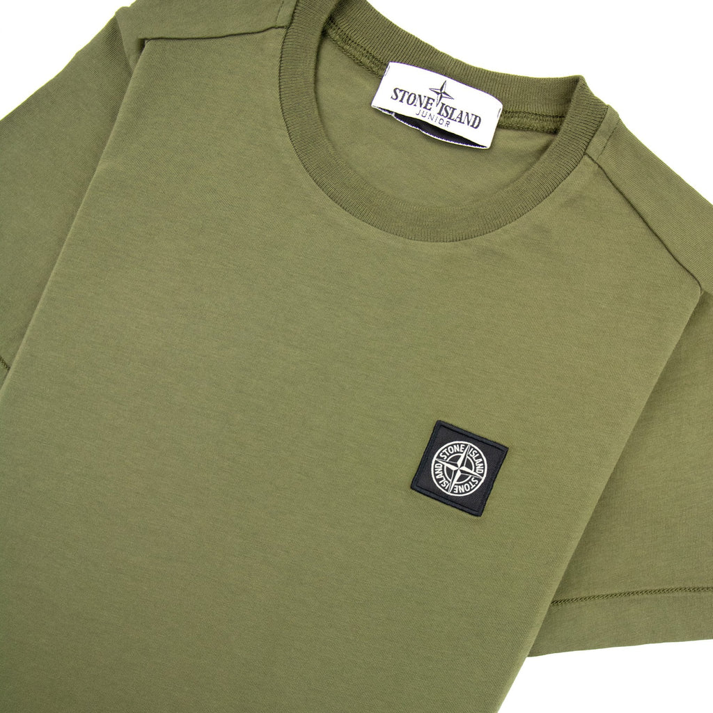 Stone Island Junior Chest Patch T/s Khaki V0054