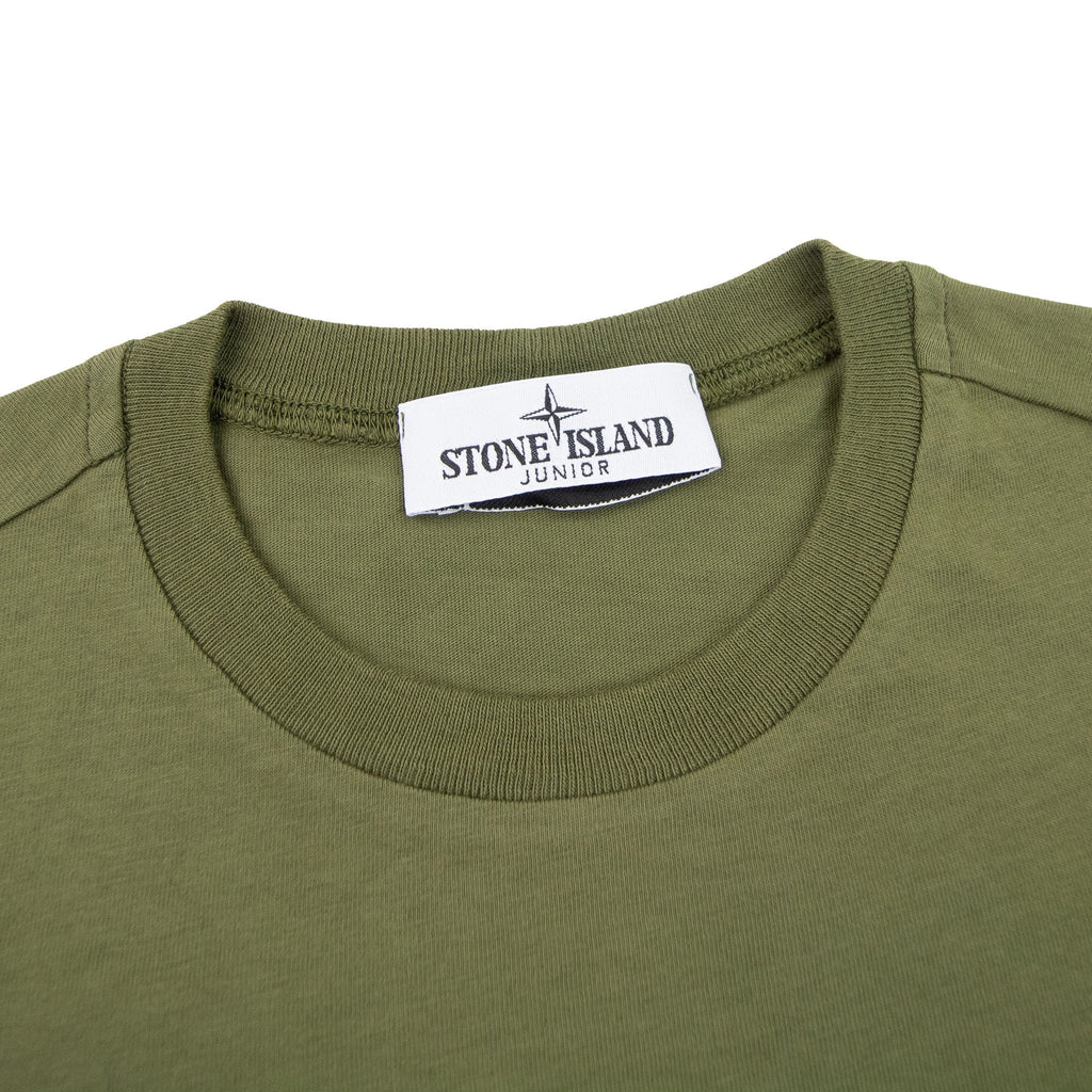 Stone Island Junior Chest Patch T/s Khaki V0054