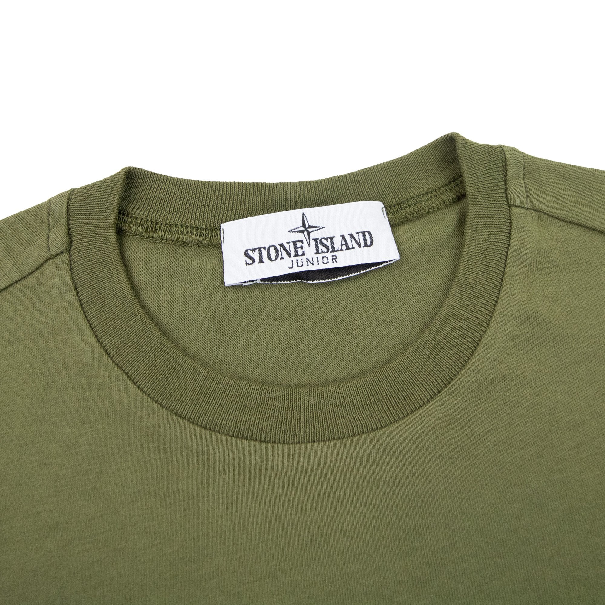 Stone Island Junior Chest Patch T/s Khaki V0054