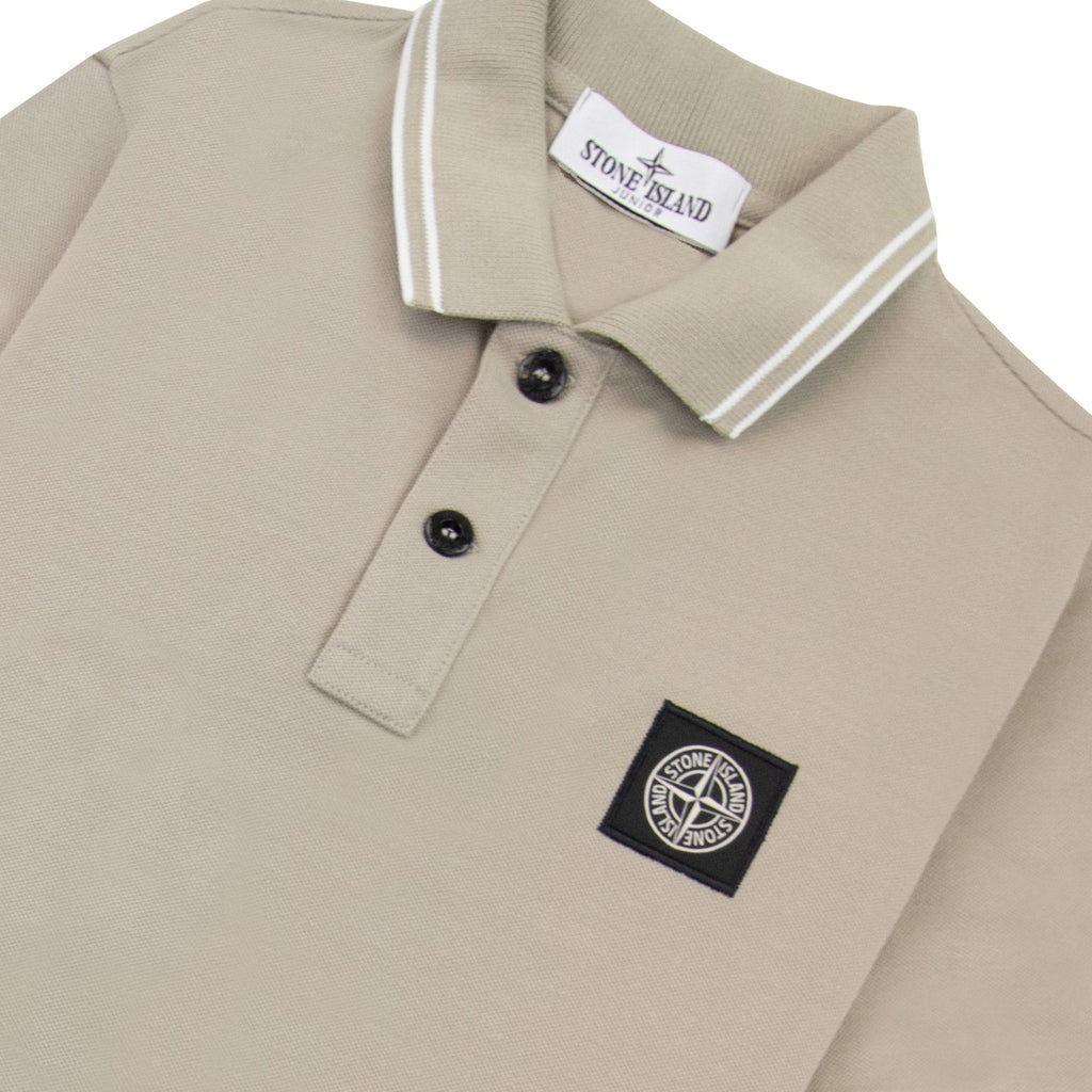 Stone Island Junior Polo Ss Kids Sand V0092