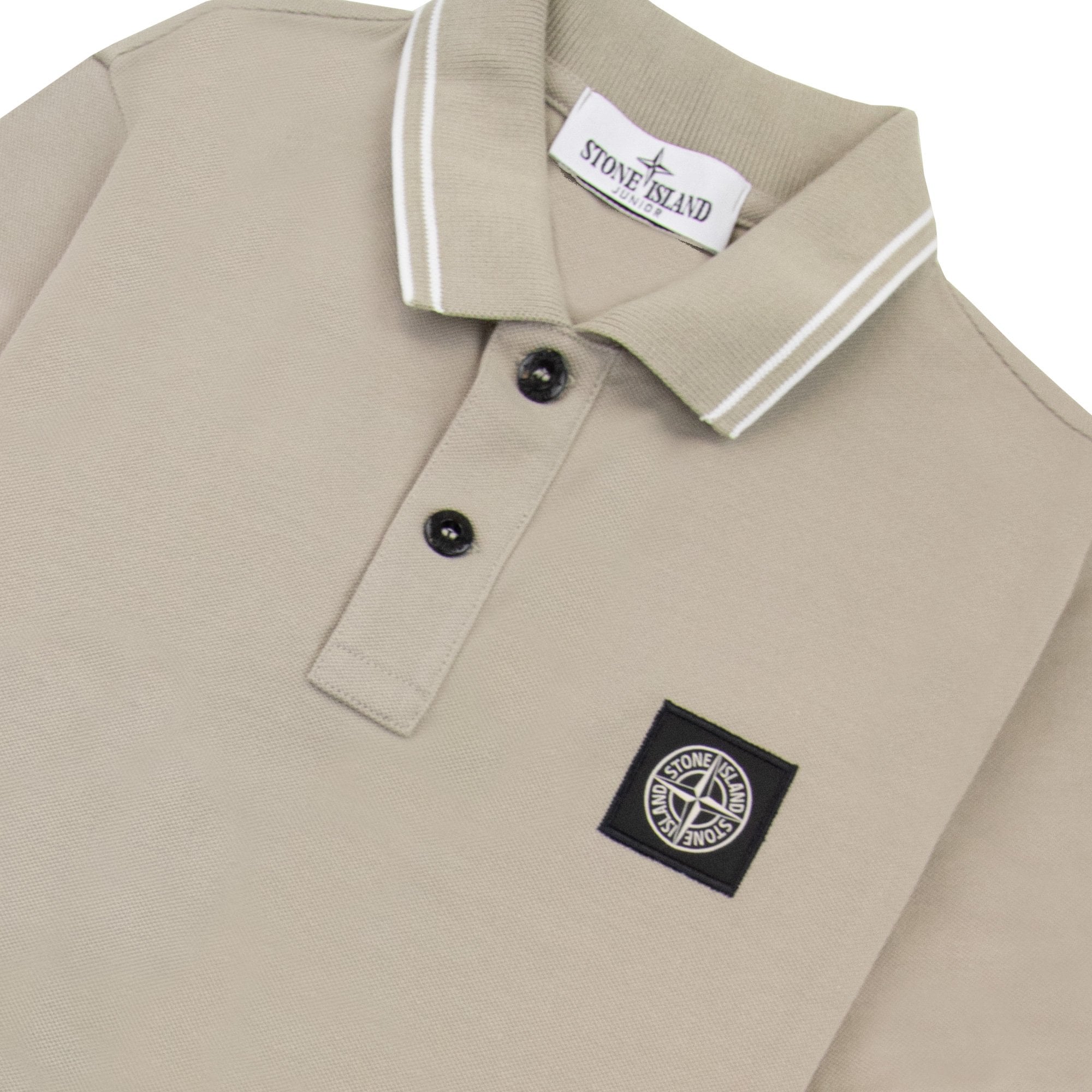Stone Island Junior Polo Ss Kids Sand V0092