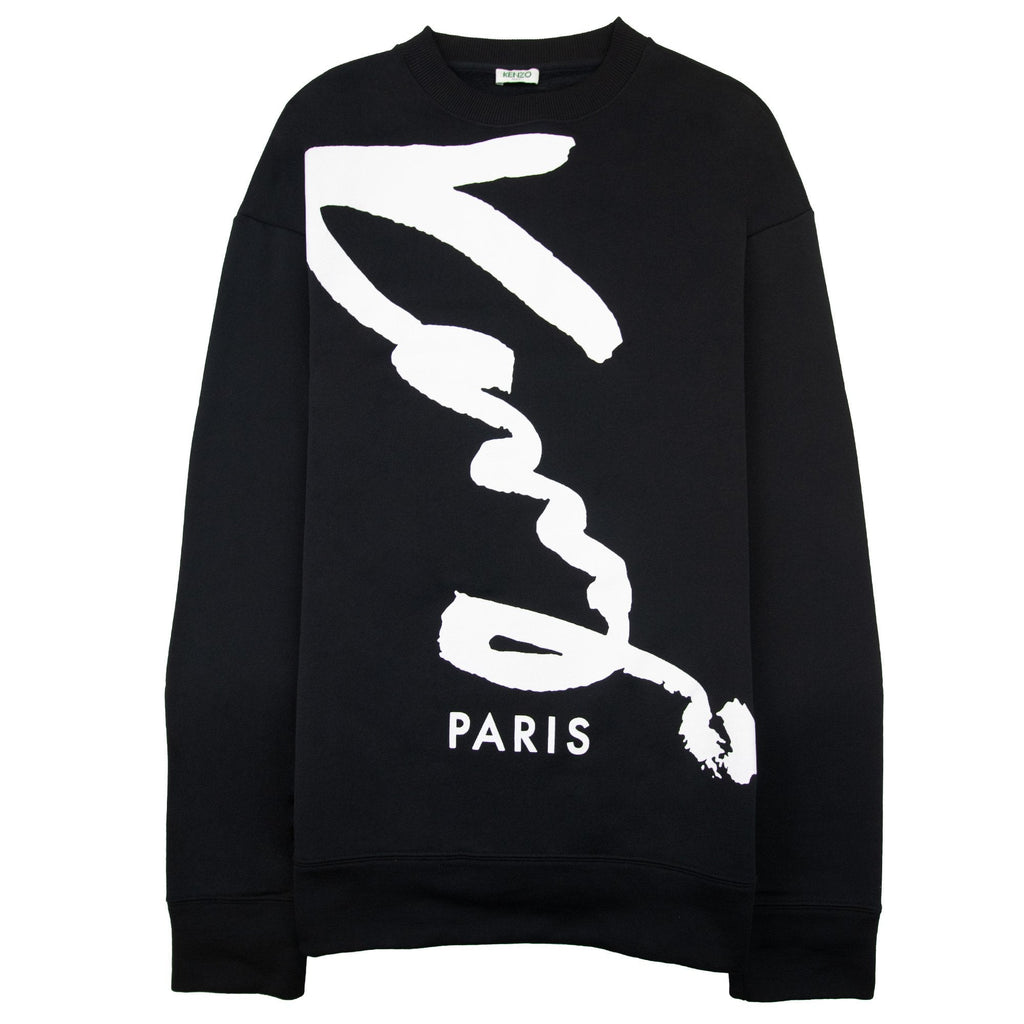 Kenzo Signature Logo Sweatshirt Black