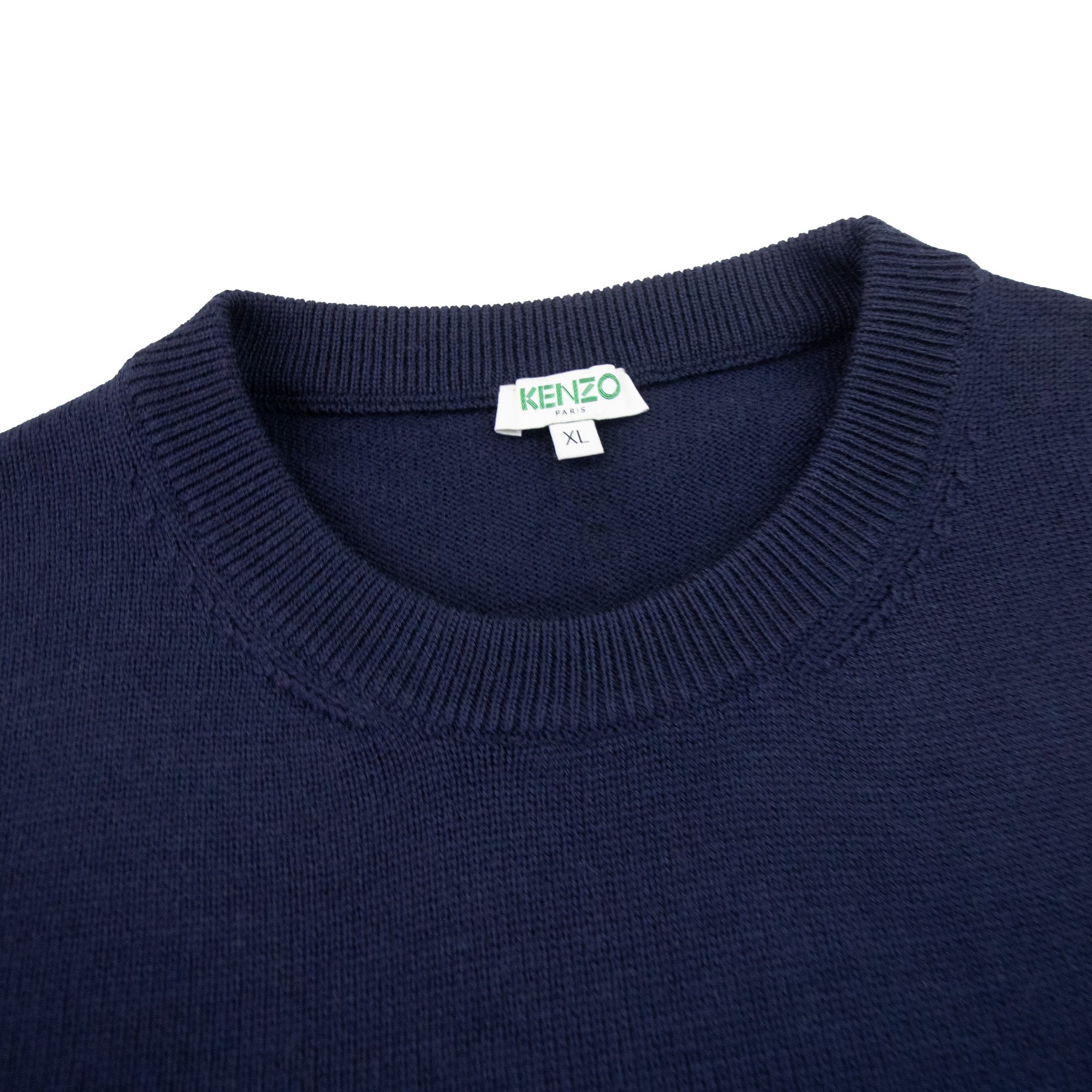 Kenzo Writing Knit Navy