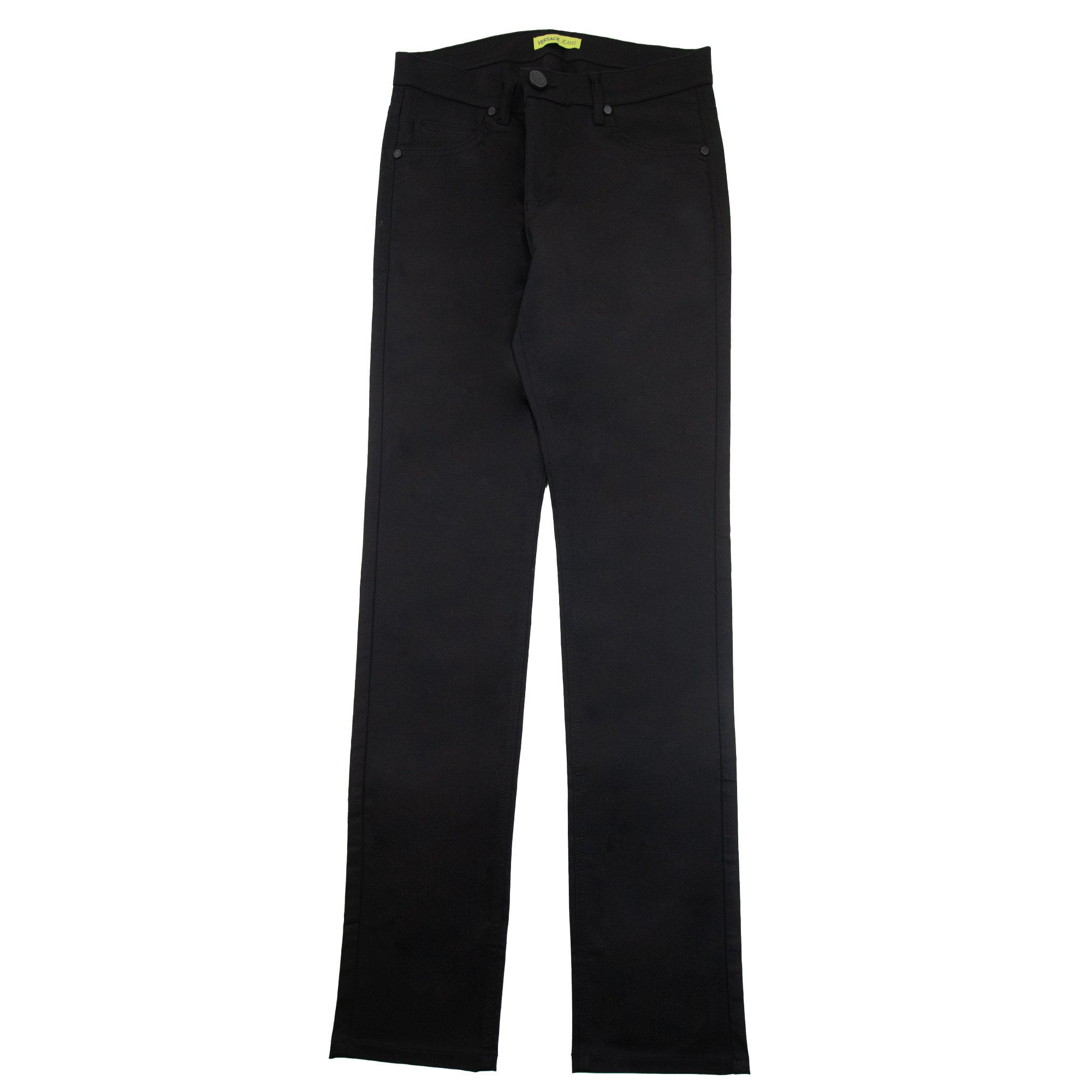 Versace Jeans Raso Tiger Metal Logo Jean Black