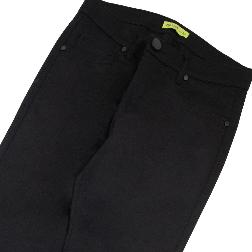Versace Jeans Raso Tiger Metal Logo Jean Black