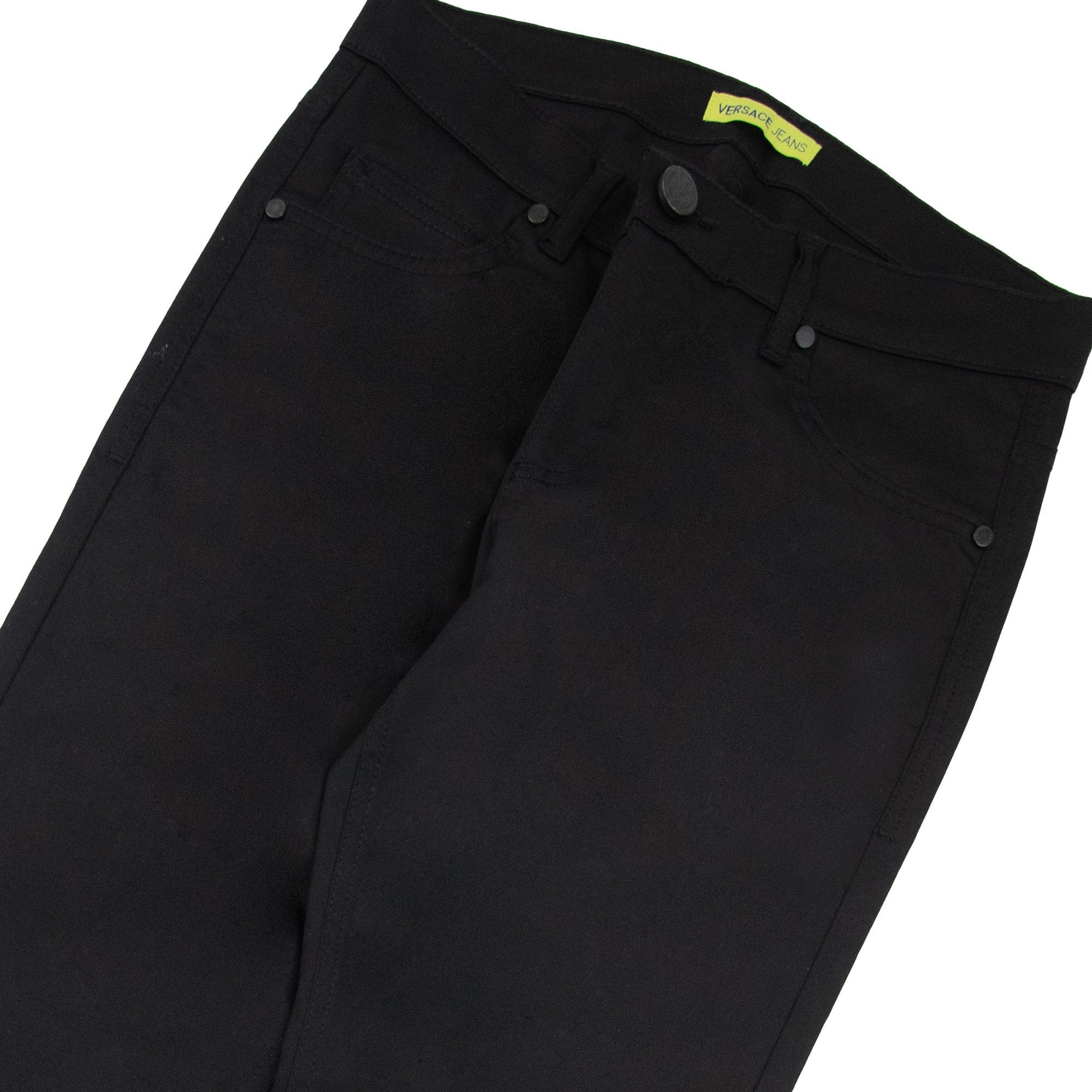 Versace Jeans Raso Tiger Metal Logo Jean Black