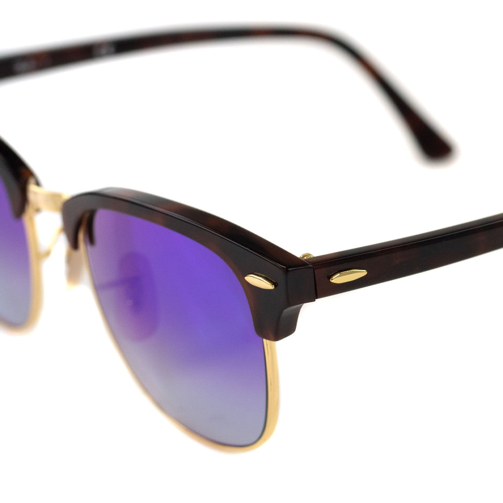 Ray.ban Clubmaster Flash Lense Sunglasses Blue