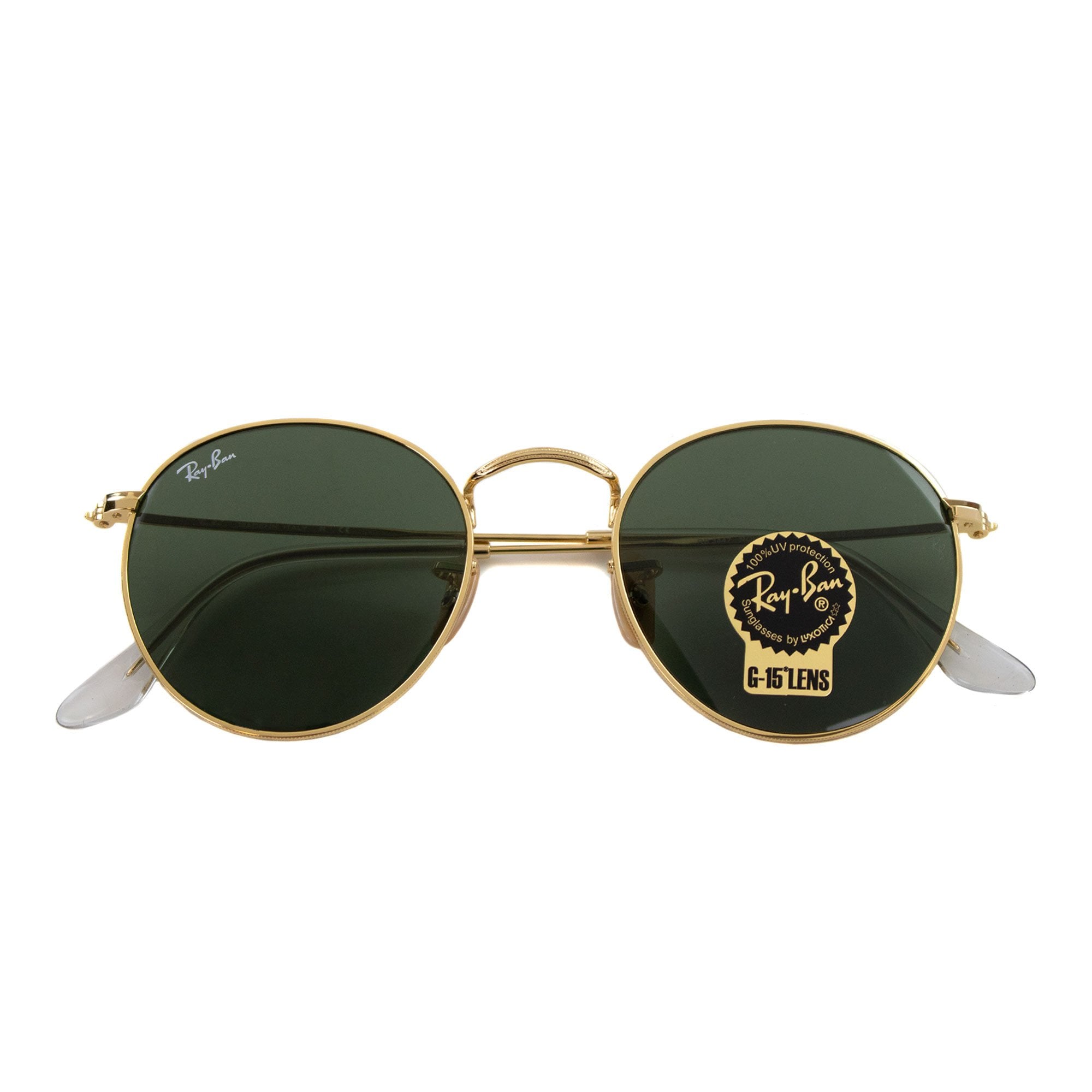 Ray.ban Round Metal Sunglasses Green