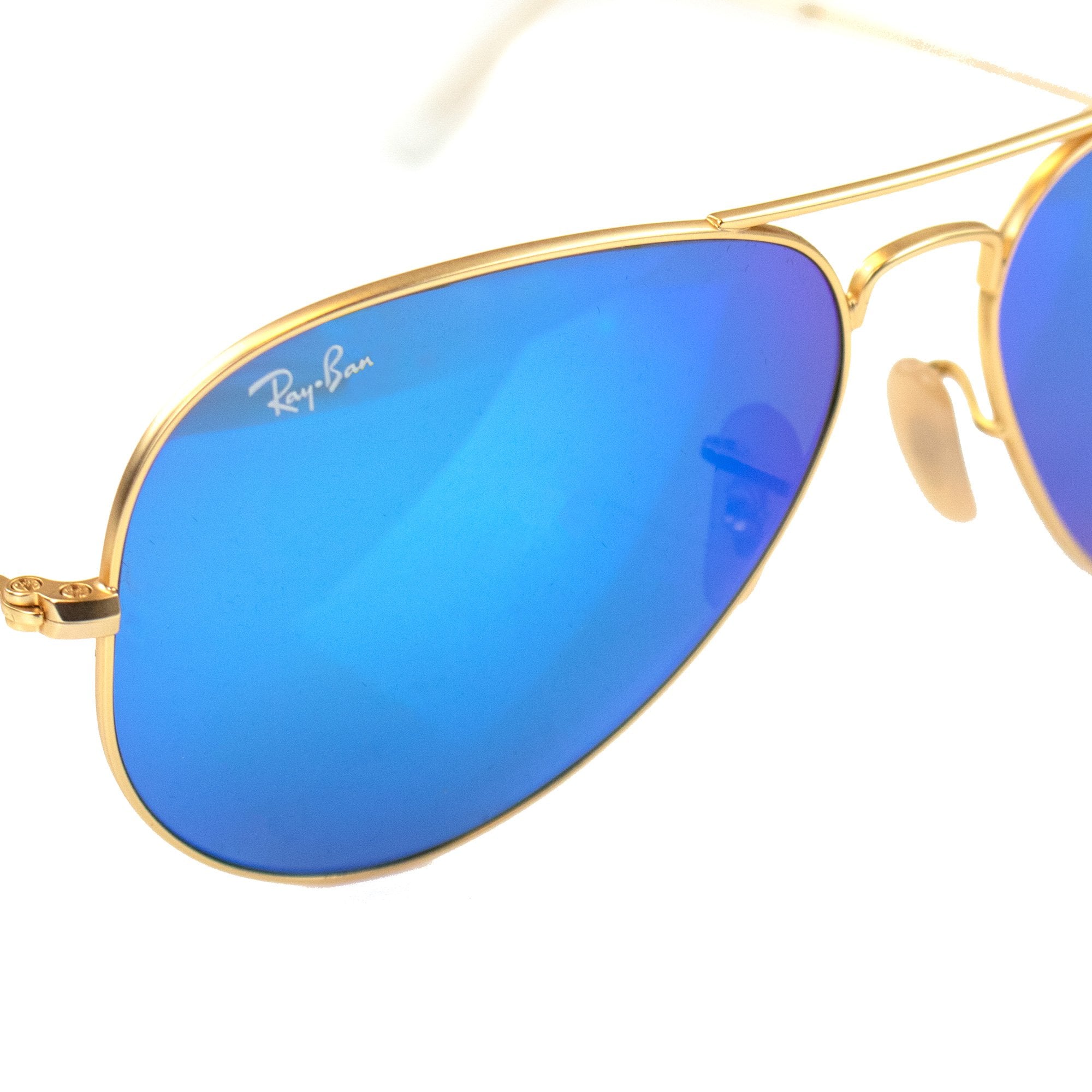 Ray.ban Aviator Large Metal Sunglasses Blue