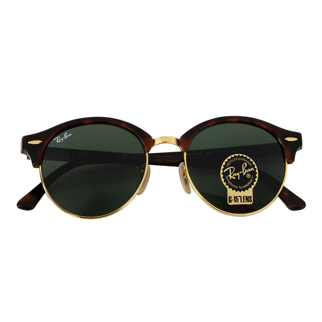 Ray.ban Clubround Classic Sunglasses Dark Green