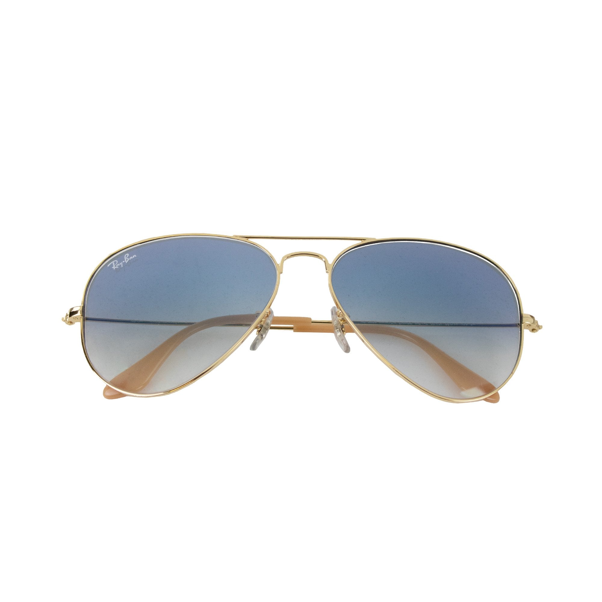 Ray.ban Aviator Large Metal Sunglasses Gold/blue