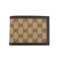 Gucci Gg Canvas Leather Wallet Brown