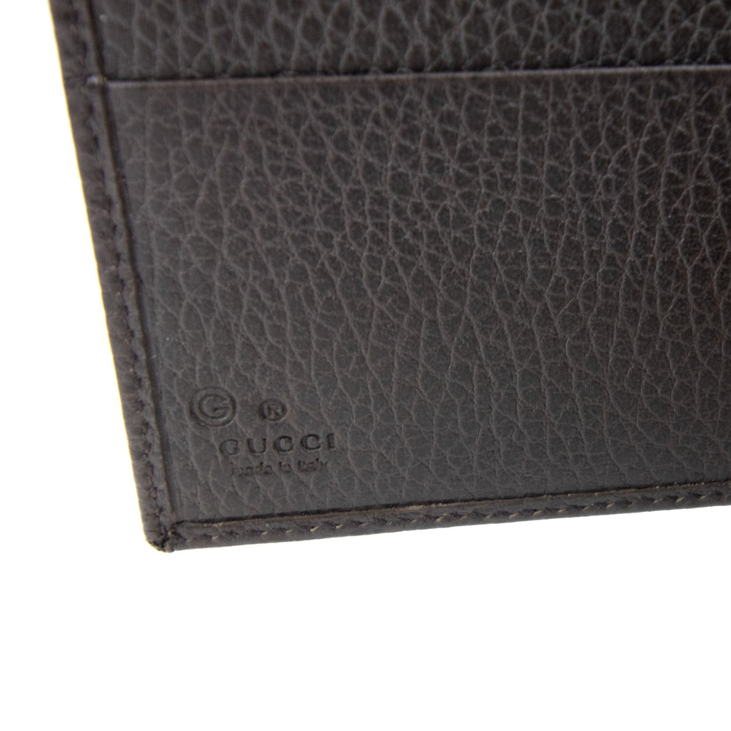 Gucci Gg Canvas Leather Wallet Brown