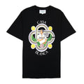 Casablanca Le Joueur Organic Cotton-jersey T-shirt Black
