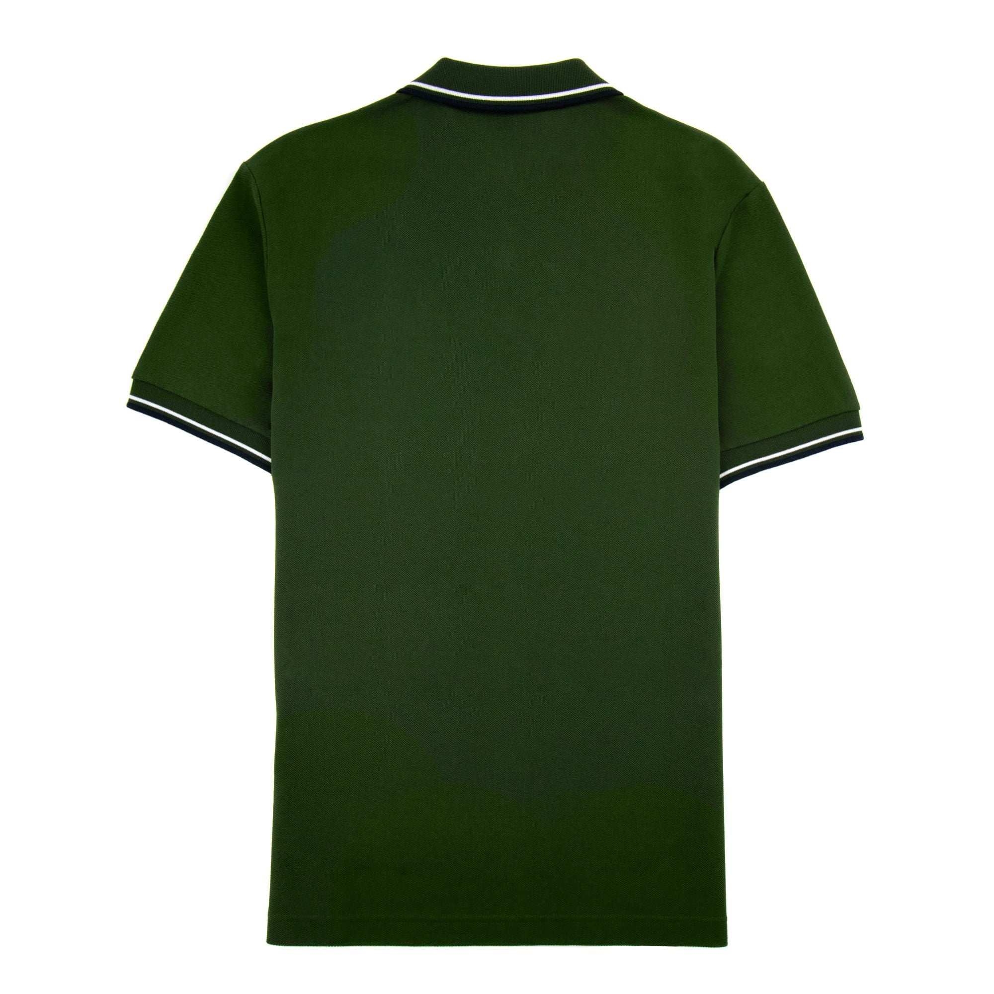 Prada Piquet Short Sleeve Polo Dark Green
