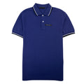 Prada Piquet Short Sleeve Polo Blue