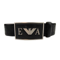 Emporio Armani Ea Eagle Logo Buckle Belt Nero