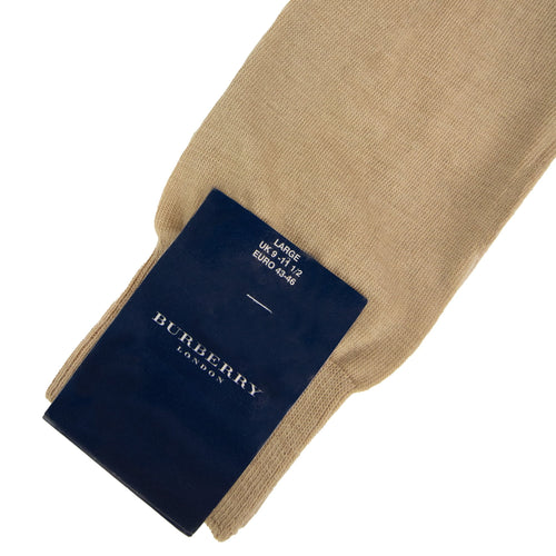 Burberry Icon Stripe Wool Socks Beige