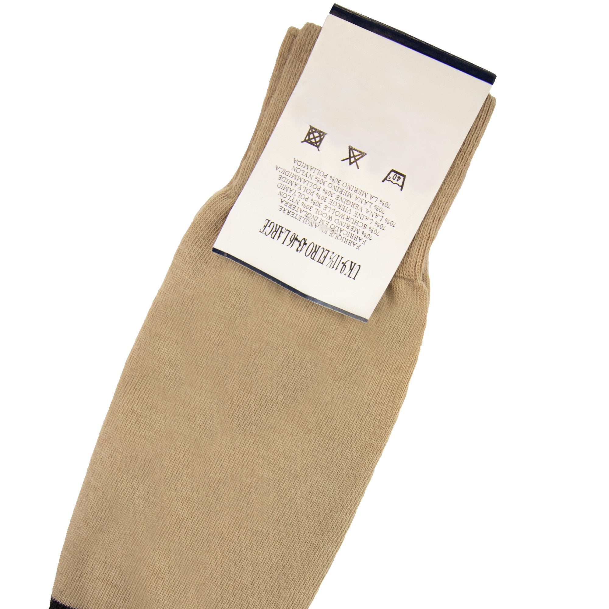 Burberry Icon Stripe Wool Socks Beige