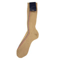 Burberry Side Stripe Wool Socks Beige