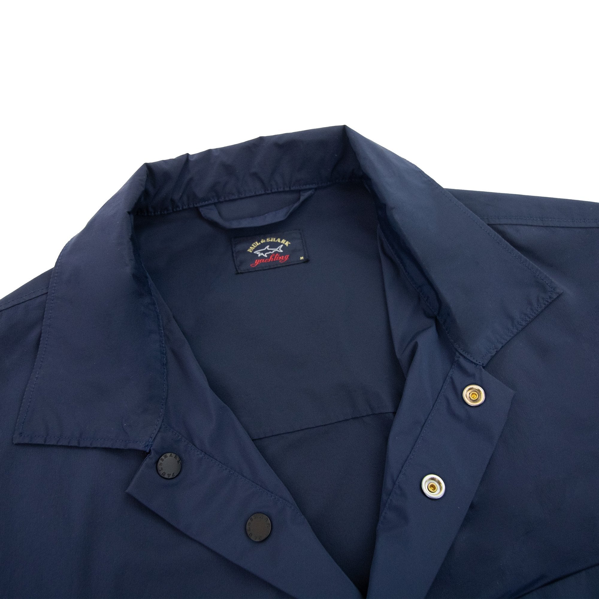 Paul And Shark Econyl Nylon Overshirt Blue
