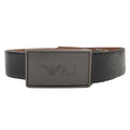 Armani Jeans Reversible Leather Buckle Belt Nero/tabacco