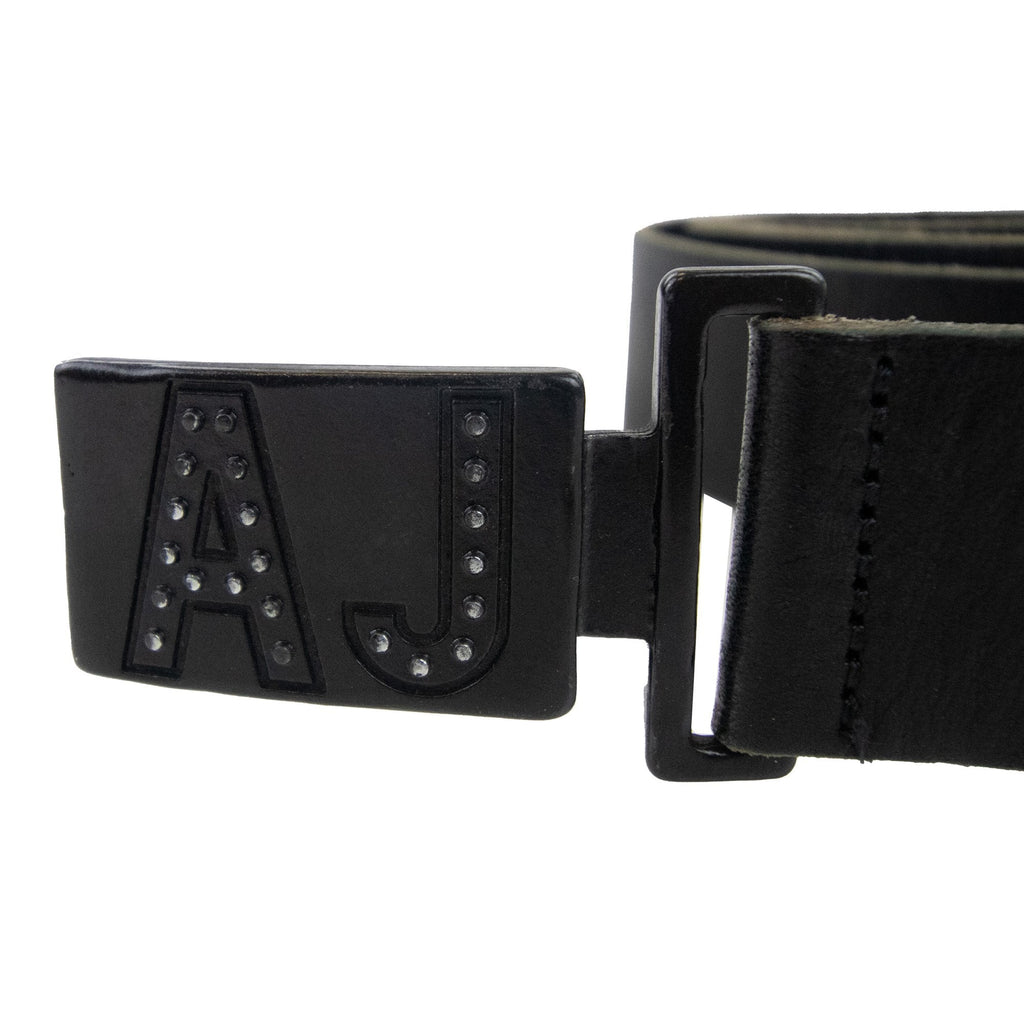 Armani Jeans Aj Clasp Buckle Belt Black