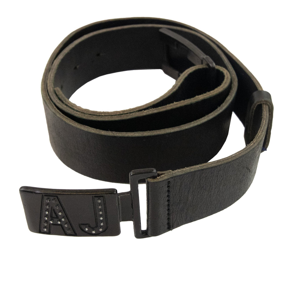 Armani Jeans Aj Clasp Buckle Belt Black