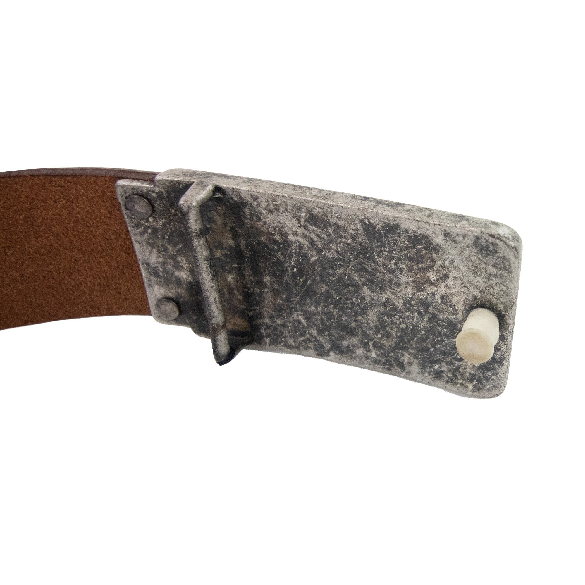 Armani Jeans 931504 Aj Buckle Leather Hook Up Belt Marrone