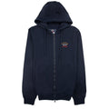 Paul And Shark Chest Logo Open Zip Hoodie Navy