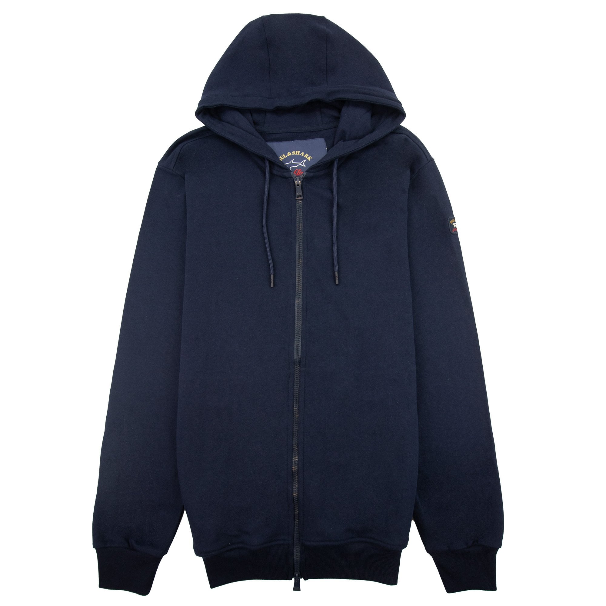 Paul And Shark Arm Logo Hoody Navy Blue