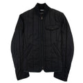 Emporio Armani Soft Padded Solid Bomber Jacket Black