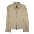 Burberry Woman Womens Zip Detail Overshirt Beige