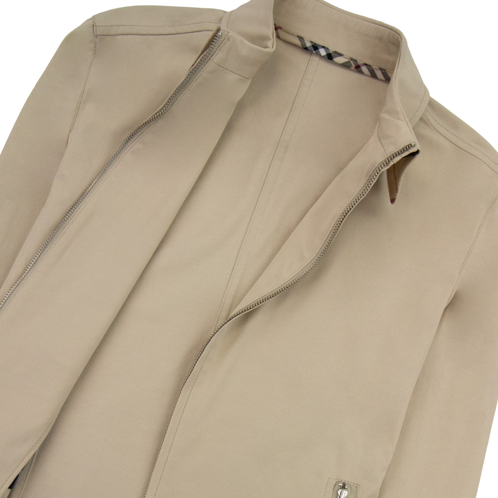 Burberry Woman Womens Zip Detail Overshirt Beige