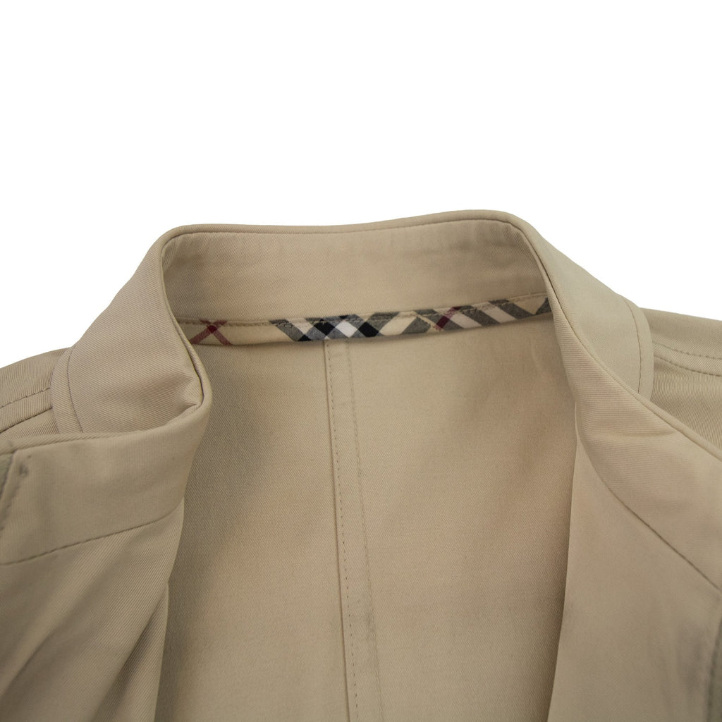 Burberry Woman Womens Zip Detail Overshirt Beige