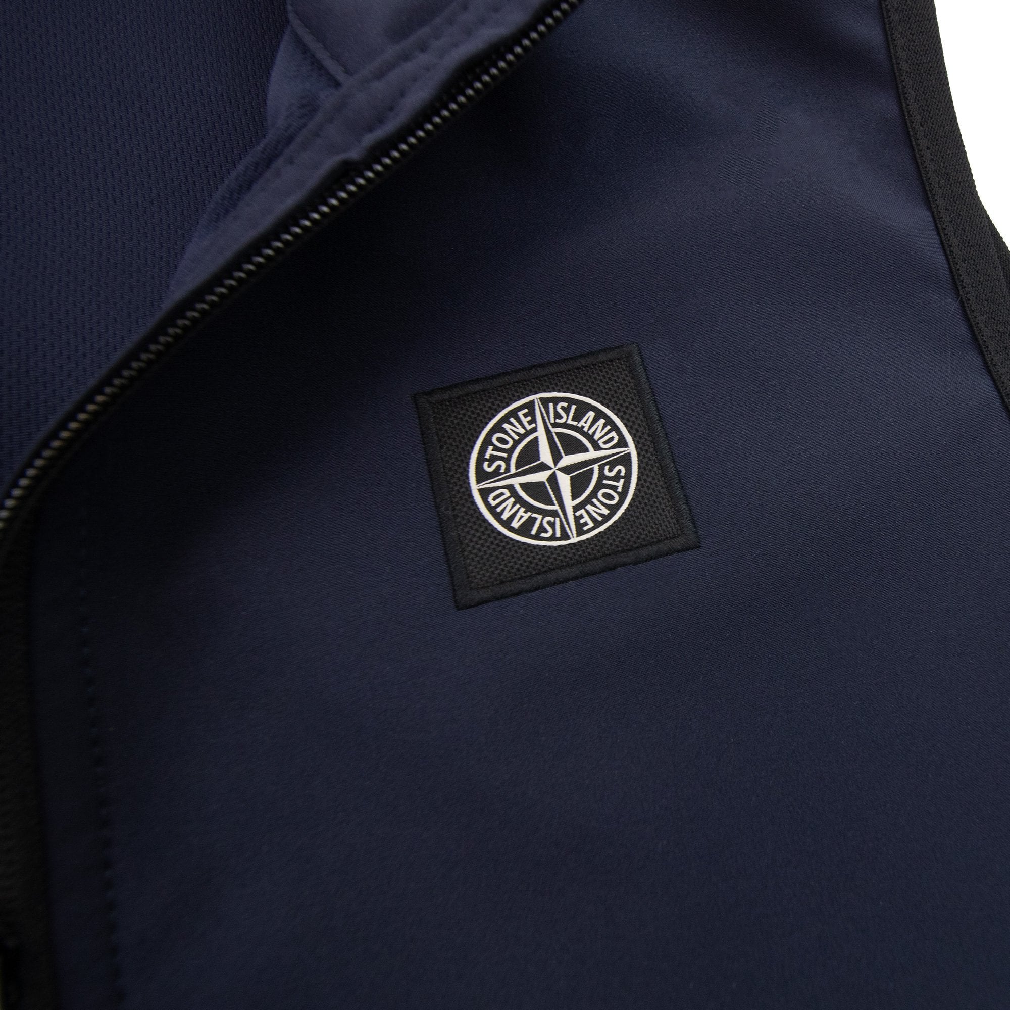 Stone Island Junior G0127 Light Soft Shell R E Dye Gilet Navy Blue V0020