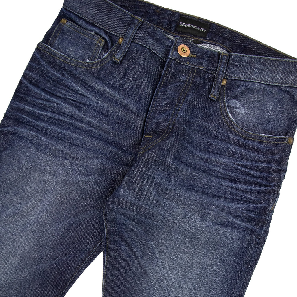 Emporio Armani Ea Back Pocket Jean Denim