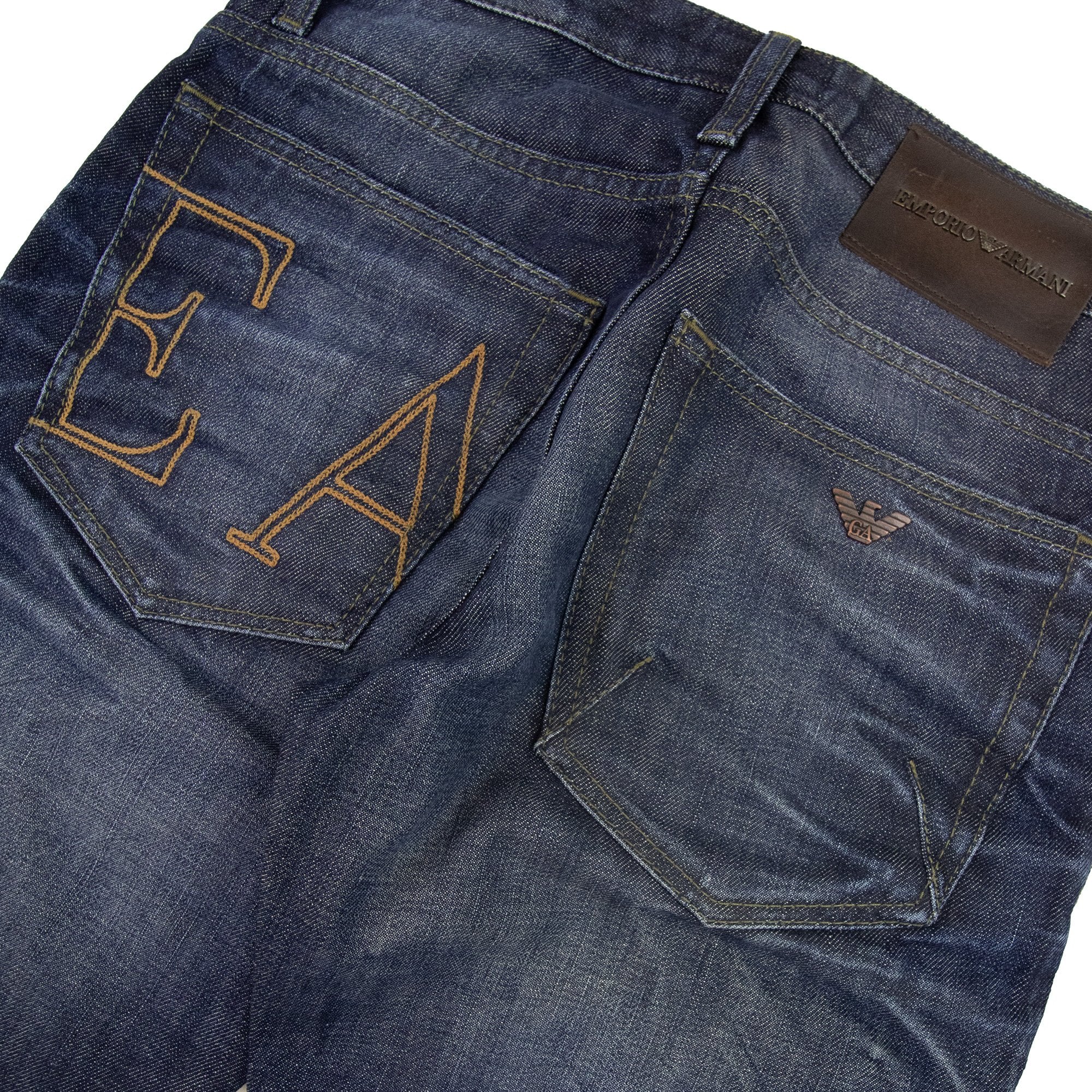 Emporio Armani Ea Back Pocket Jean Denim