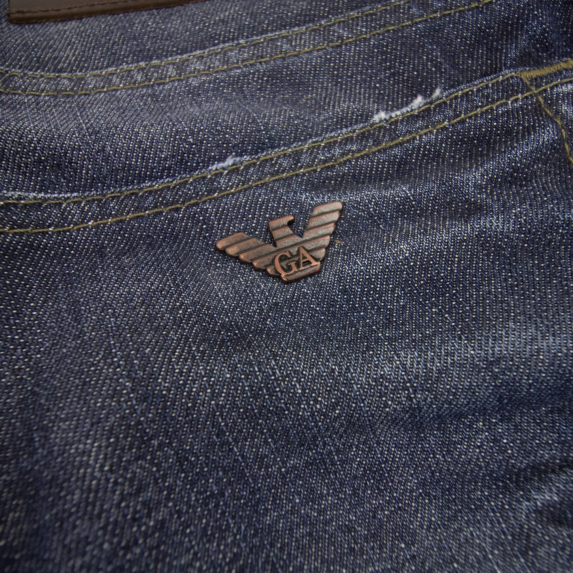 Emporio Armani Ea Back Pocket Jean Denim