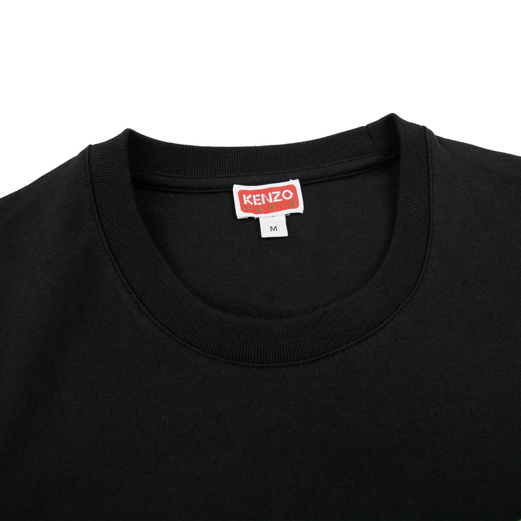 Kenzo Embroidered Tiger Relax Fit T Shirt Bicolore
