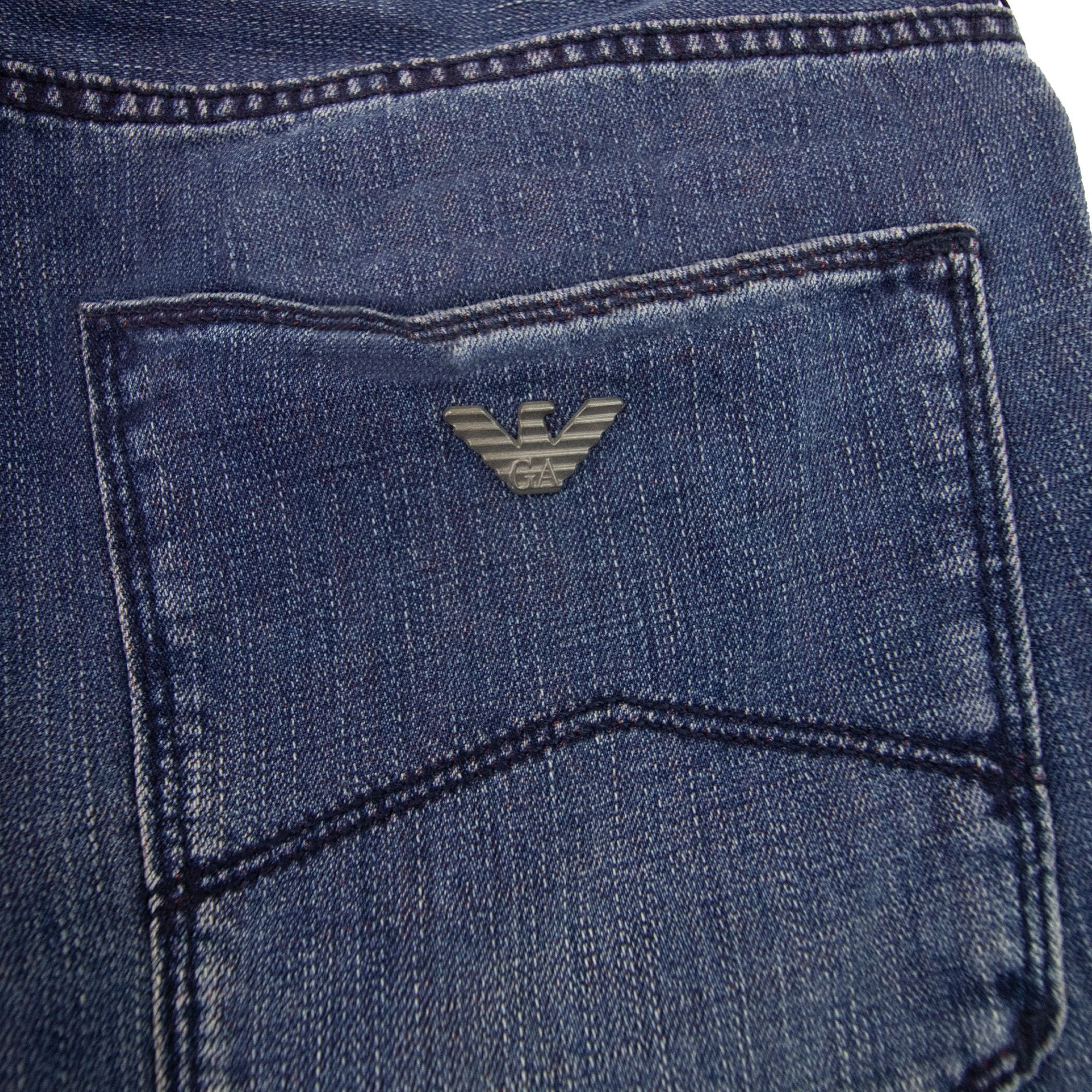 Armani Jeans Dark Denim Stretch J06 Slim Fit Jean