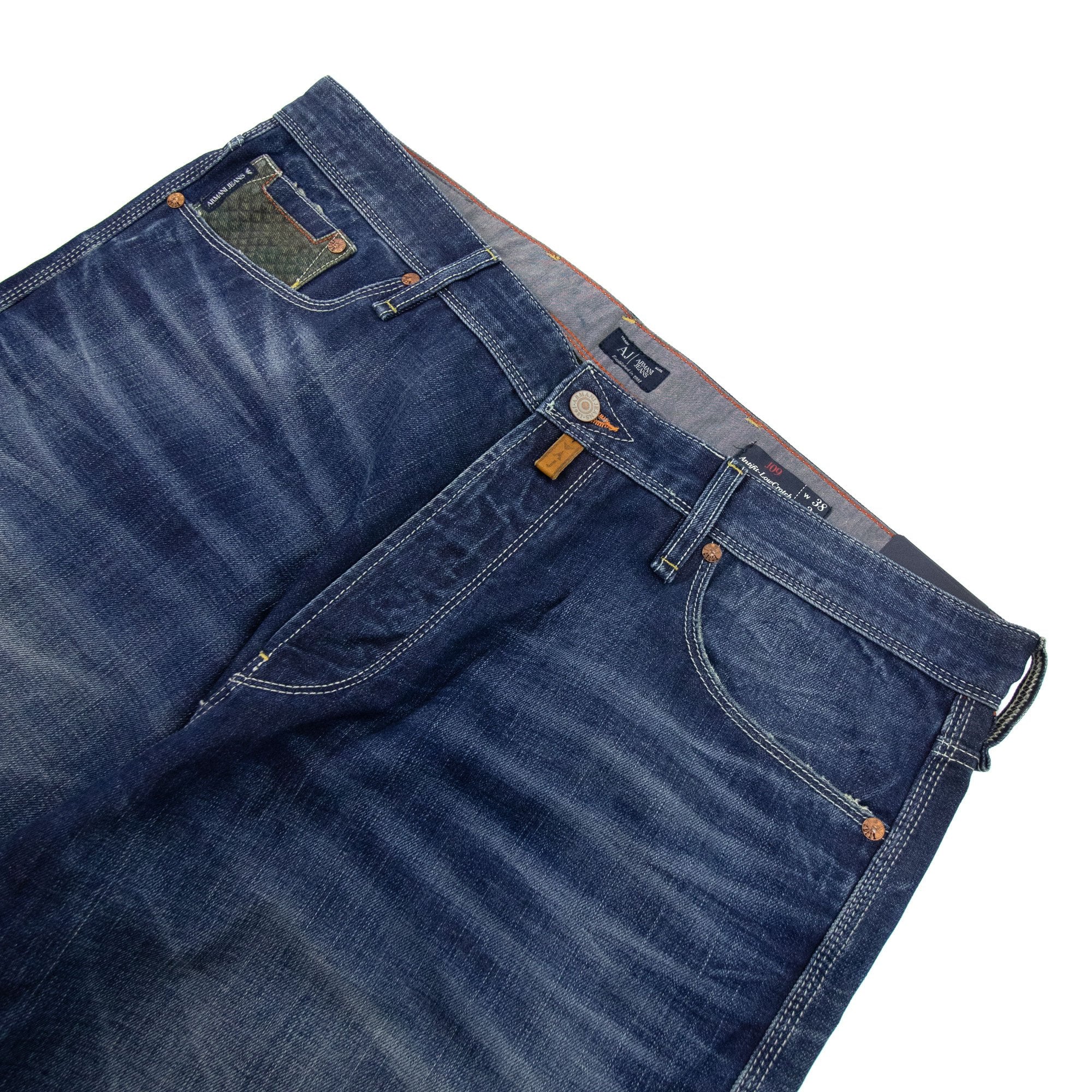 Armani Jeans J09 Anti Fit Low Crotch Jean Denim