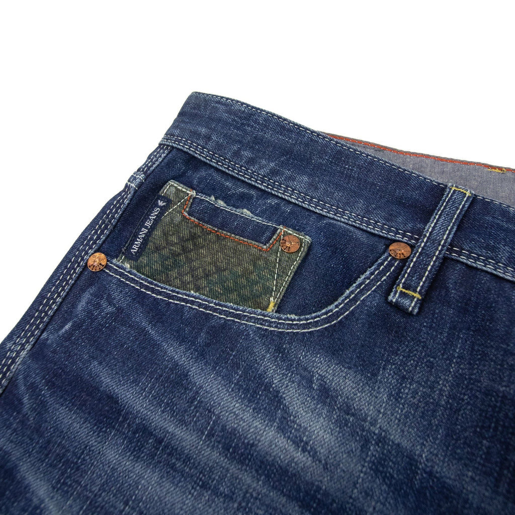 Armani Jeans J09 Anti Fit Low Crotch Jean Denim